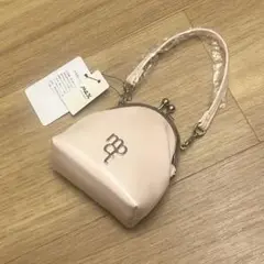 新品　Me% ロゴガマグチポーチ　ミニポーチ　ピンク　ローリズファーム