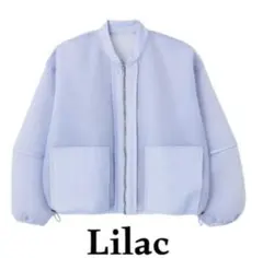 新品イガリシノブ×SEASONSREASONコラボ シアーブルゾン　ライラック