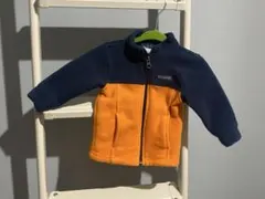 Columbia フリースアウター オレンジ/ネイビー