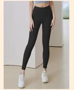 ＸＬ レギンス スパッツ ブラック ピラティス トレーニング ハイウエスト