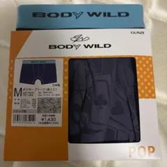 GUNZE BODY WILD ボクサーブリーフ M トランプ柄