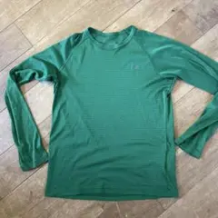 The North Face グリーン長袖シャツ　ロンT