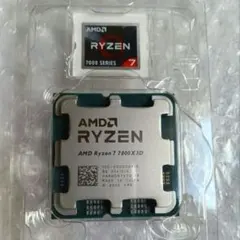 AMD Ryzen 7 7800X3D CPU 新品未使用　動作確認済み AMD Ryzen 7 7800X3D W/O Cooler (8C/16T、4.2Ghz(最大5.0)、120W、L2+
