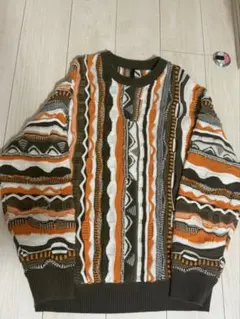 3D Crew neck sweater/3D クールネック ニット