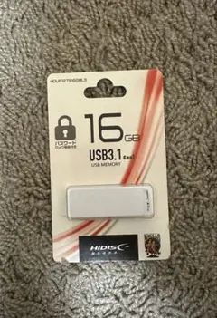 HIDISC パスワードロック機能付きUSB 16GB