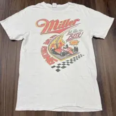 Miller We Race For Beer Tレーシング　Tシャツ tee