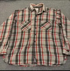 60s Sears オンブレチェック ネルシャツ USA製 ヴィンテージ - メルカリ