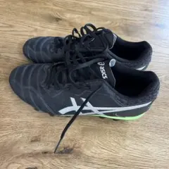 ASICS DS LIGHT サッカーシューズ ブラック/ホワイト/グリーン