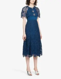 セルフポートレイト ワンピース 黒 UK8 未使用 Crepe Cut-out セルフポートレイト ワンピース 黒 UK8 未使用 Crepe Cut-out