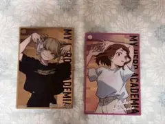 ヒロアカ　メタルカード　麗日・トガ