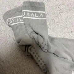 SUKALA　ピラティス　ソックス　滑り止め　グレー