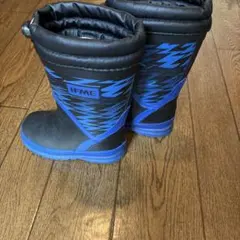 IFME 長靴 ブラック/ブルー　16センチ
