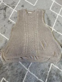 CAFiiノースリーブ　ニット　セーター　3L