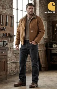 Carhartt ブラックデニム ワークパンツW32 L34ストレートカーハート