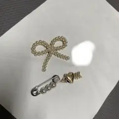♡*様 正規品クロックス ジビッツ チャーム　アクセサリー　パール　シルバー　3のサムネイル
