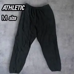 ATHLETIC WORKS スウェットパンツ 黒 M 無地 裏起毛