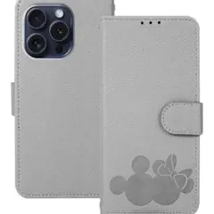 iPhone 15 Pro Max 手帳型 ケース グレー 新品
