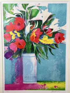 Paul Guiramand【静物】lithograph 限定100 直筆サイン Paul Guiramand【静物】lithograph 限定100 直筆サイン - メルカリ