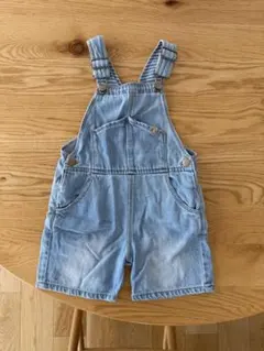 美品　ZARA デニム オーバーオール サロペット　90 92
