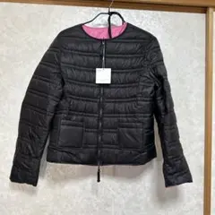 ダウンジャケット ブラック/ピンク