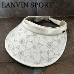 LANVIN COLLECTION】サンバイザー 麻リボン新品未使用品タグ付き 