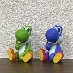 任天堂 スーパーマリオ ヨッシー バスボール ミニチュア マスコット 緑青