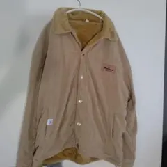 コーデュロイ ボアジャケット ベージュ