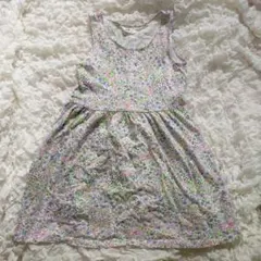 H&M 花柄 ノースリーブワンピース　130