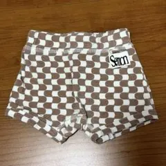 Semonapartment 90 インナーパンツ ブルマ ウェーブブロック柄