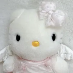 ハローキティ ぬいぐるみ ドレス レトロ　天使　羽根