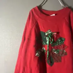 ヴィンテージ US古着　カワ　スウェット　トレーナー　刺繍デザイン　ゆるだぼ