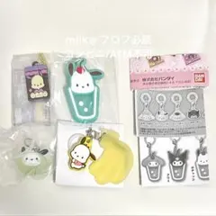 サンリオ　ポチャッコ　めじるし　ラバーチャーム　キャラパキ　ダブルチャームグミ