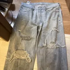 Levi's 550 デニム W34 L32 ダメージ加工