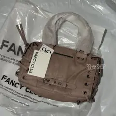 Fancy club ファンシークラブ ショルダーバッグ グレー ベルト付き
