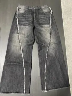 HARE ダークデニム ワイドパンツ