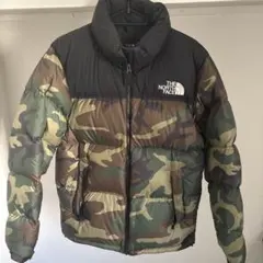 THE NORTH FACE カモフラージュ ダウンジャケット L ヌプシ