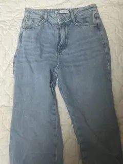 ZARA ライトブルー ストレートデニム 34