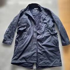 ネイビー ナイロンコート