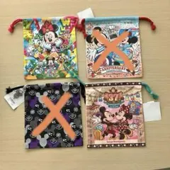 【新品未使用】ディズニー巾着2枚セット