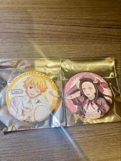 鬼滅の刃　リロホテルズ&リゾーツ　トレーディング缶バッジ　竈門禰豆子　我妻善逸