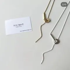 cestmignon_mau ロングネックレス ゴールド