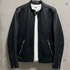 【極美品】417 ÉDIFICE ブラックリアルレザージャケット M 羊革