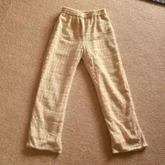 N. Natural Beauty Basic Mサイズ ベージュ レースパンツ