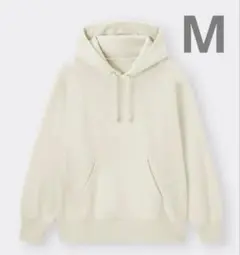 GU ヘビーウェイトビッグスウェットパーカ　ナチュラル　ユニセックス　M