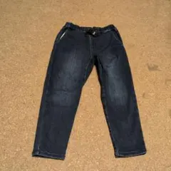 ダークブルーデニムパンツ（ゴム・ベルト付き）