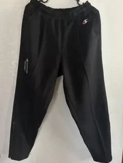 championスウェットパンツ裾ジップロゴ刺繍【L】