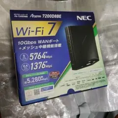 NEC Aterm 7200D8BE Wi-Fi 7 ルーター - メルカリ