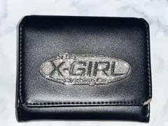 X-girl 三つ折り財布 ブラック ロゴプレートのサムネイル