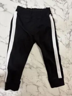 黒いパンツ 95cm サイドストライプ