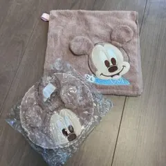 【非売品】 ベビーミッキー スタイ フェイスタオル 2点セット